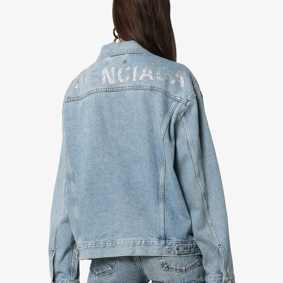 balenciaga rhinestone jacket